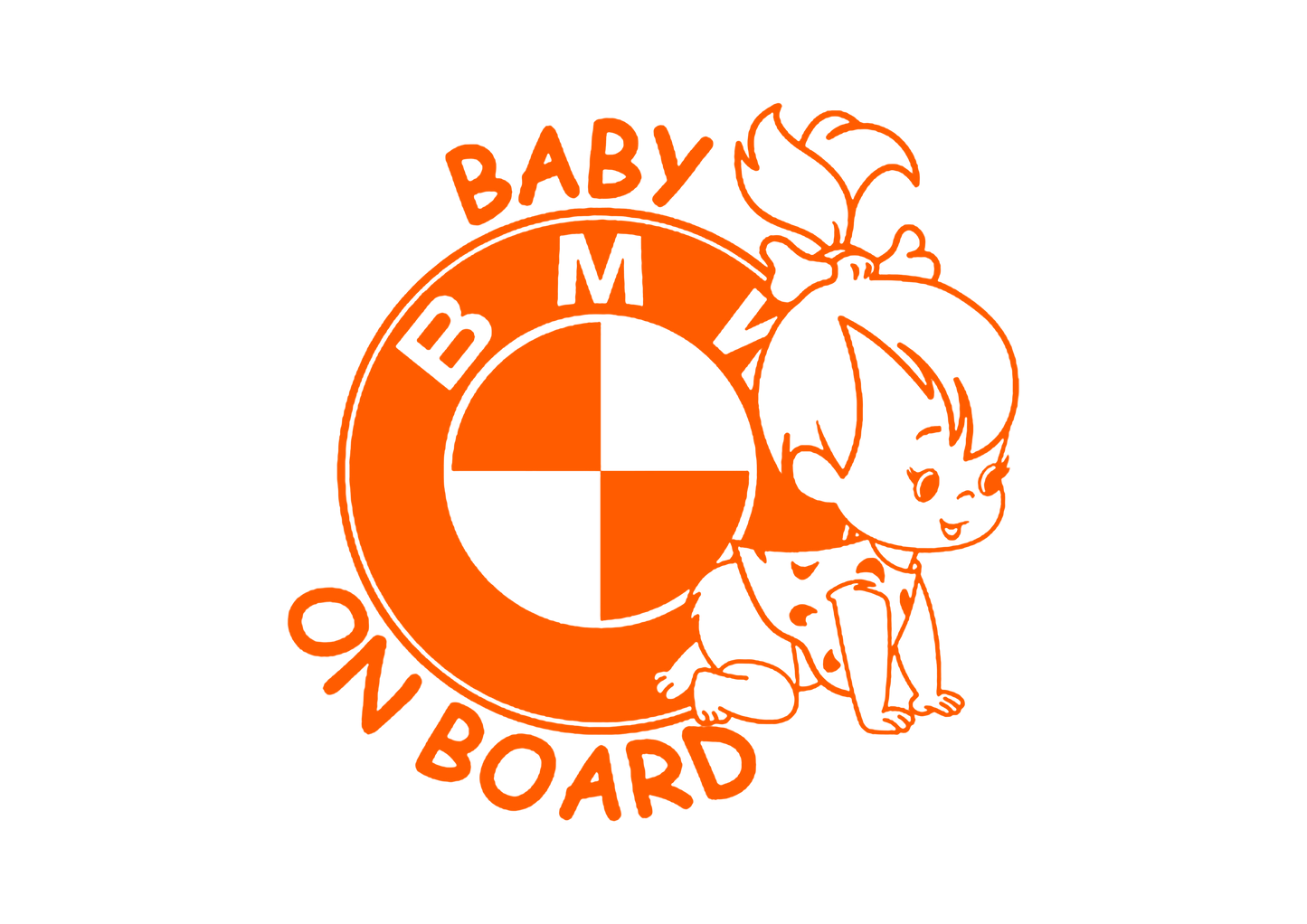 Sticker - BABY ON BOARD BMW 3
