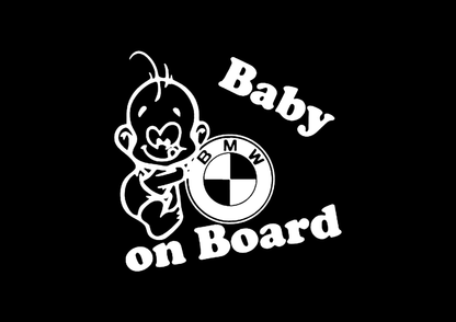 Sticker - BABY ON BOARD BMW