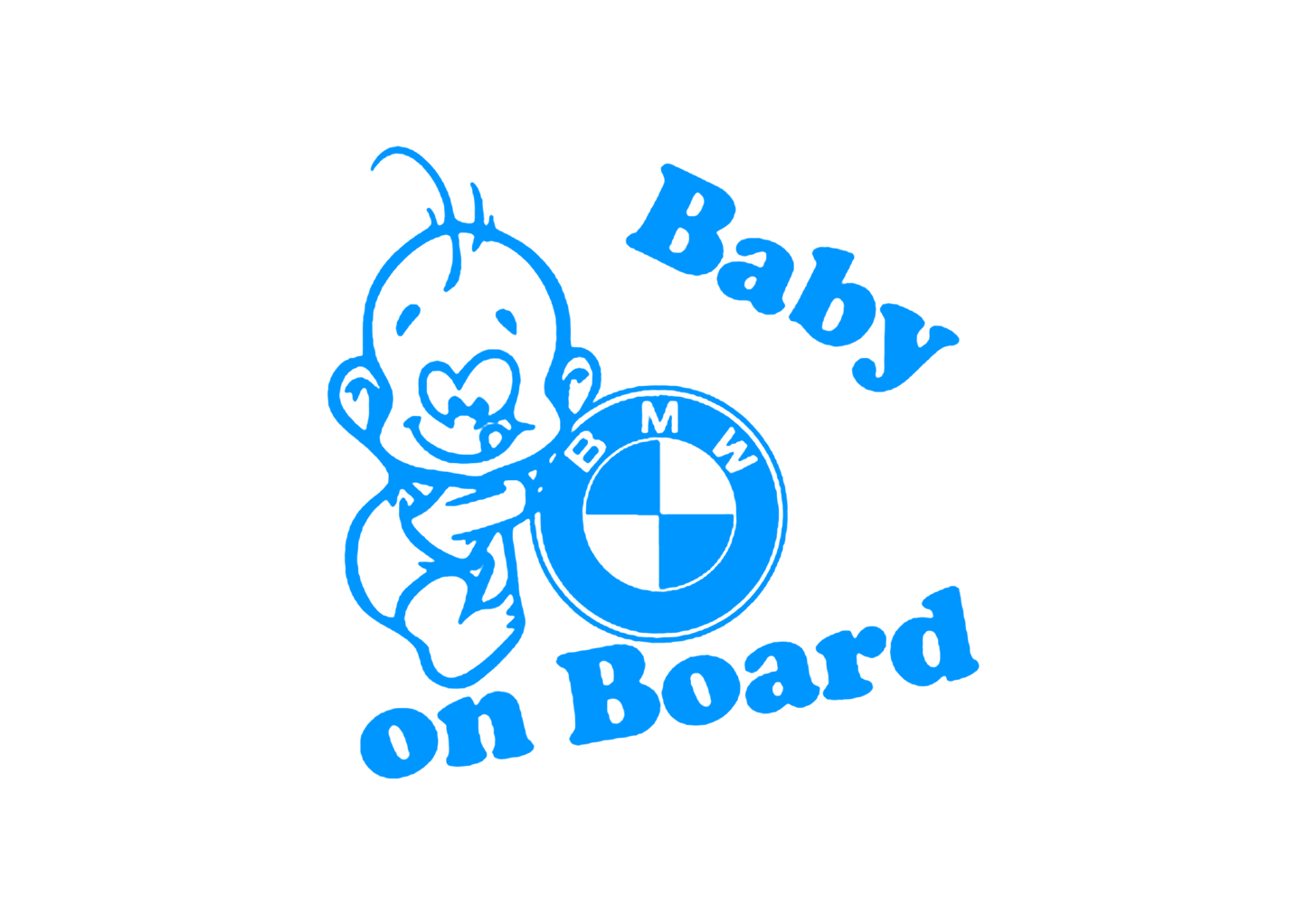 Sticker - BABY ON BOARD BMW