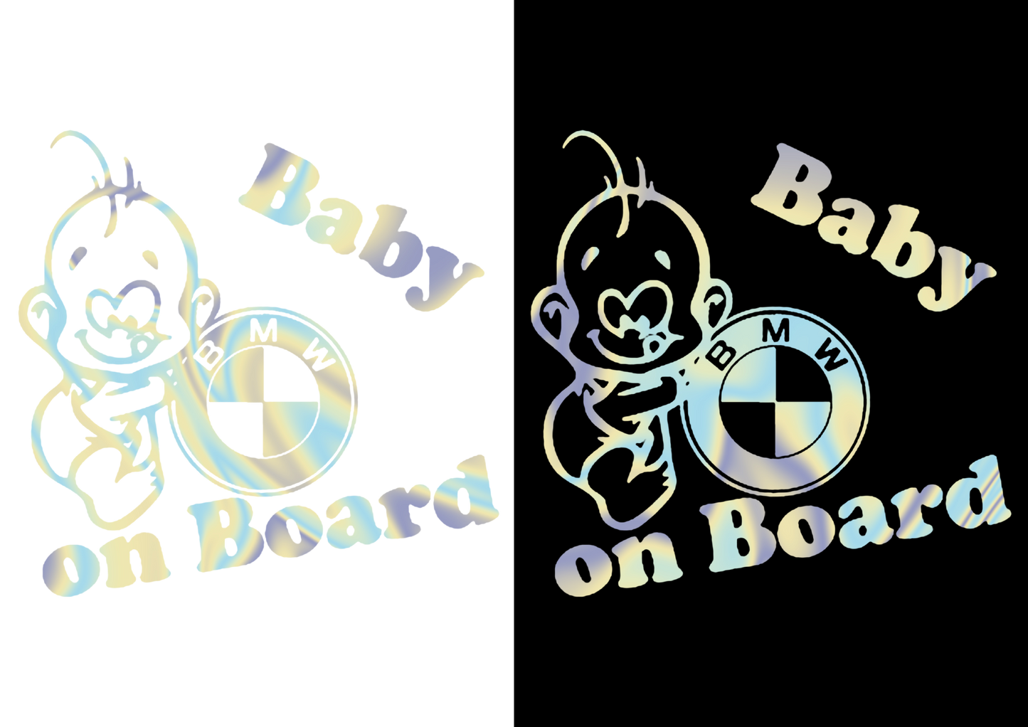 Sticker - BABY ON BOARD BMW