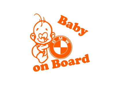 Sticker - BABY ON BOARD BMW