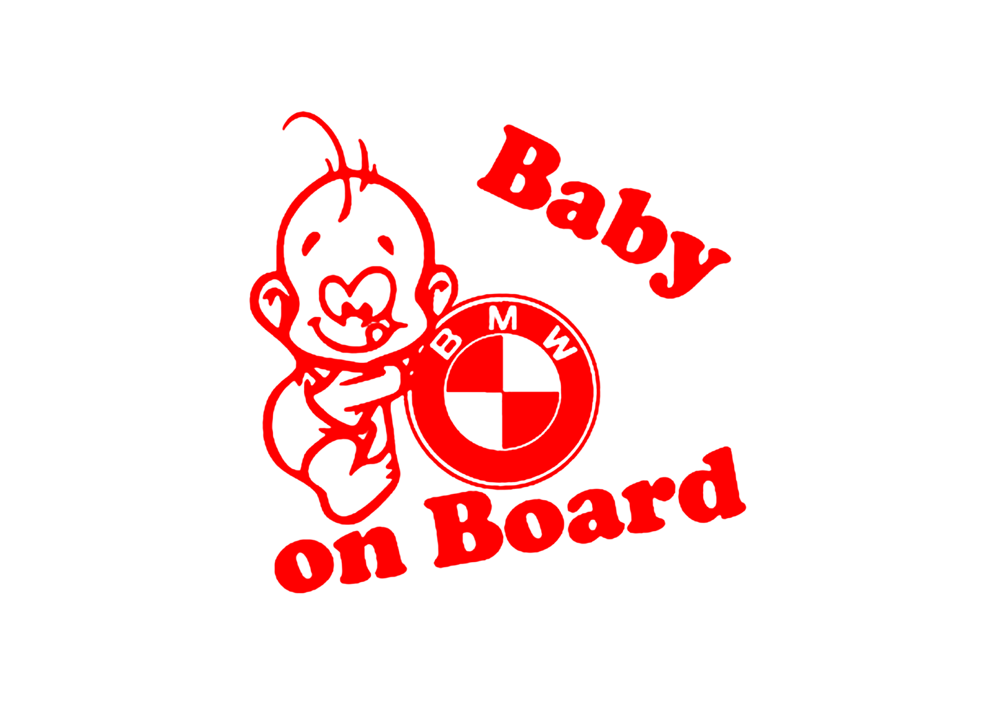 Sticker - BABY ON BOARD BMW