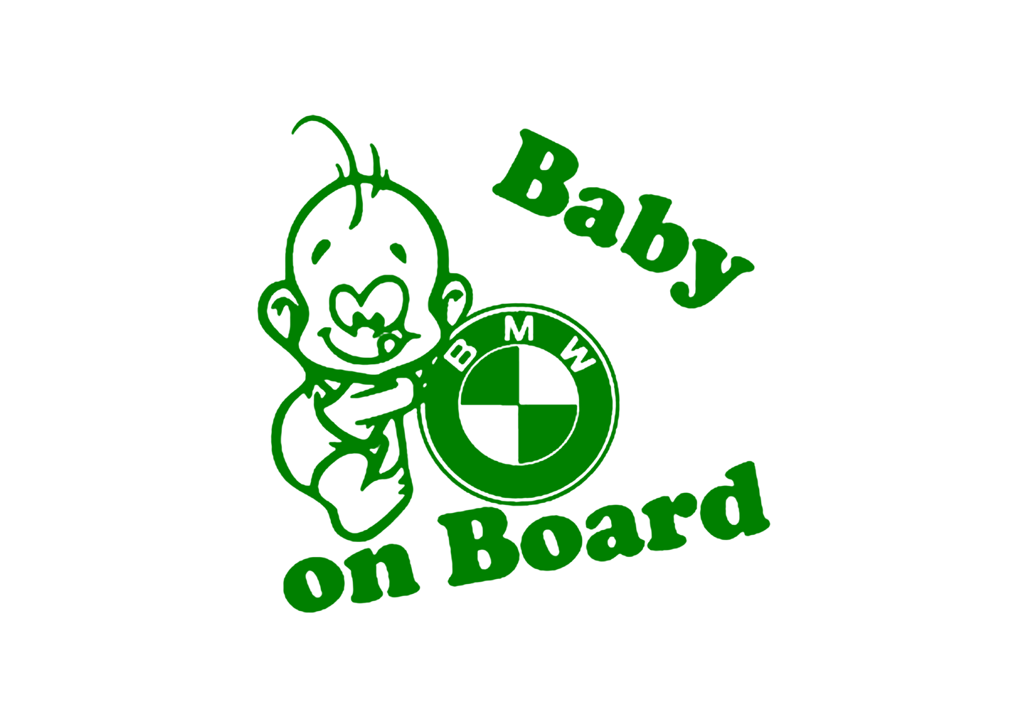 Sticker - BABY ON BOARD BMW