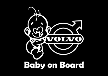 Sticker - BABY ON BOARD VOLVO