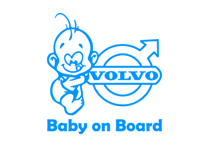 Sticker - BABY ON BOARD VOLVO