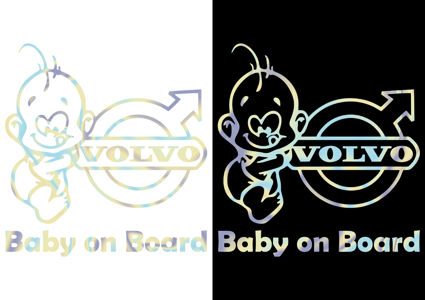 Sticker - BABY ON BOARD VOLVO