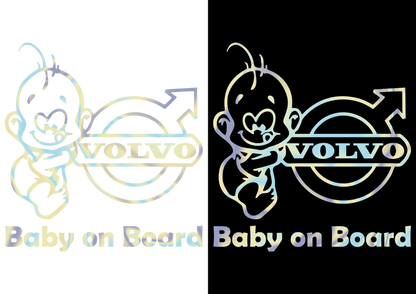 Sticker - BABY ON BOARD VOLVO