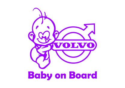 Sticker - BABY ON BOARD VOLVO