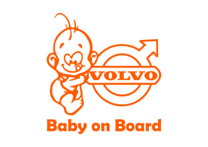 Sticker - BABY ON BOARD VOLVO