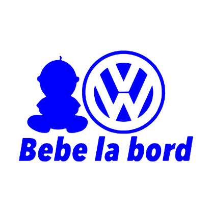 Sticker - BEBE LA BORD VOLKSWAGEN