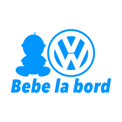 Sticker - BEBE LA BORD VOLKSWAGEN