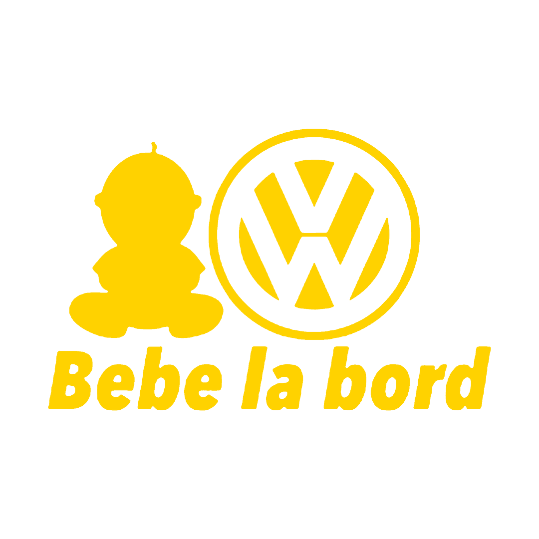 Sticker - BEBE LA BORD VOLKSWAGEN