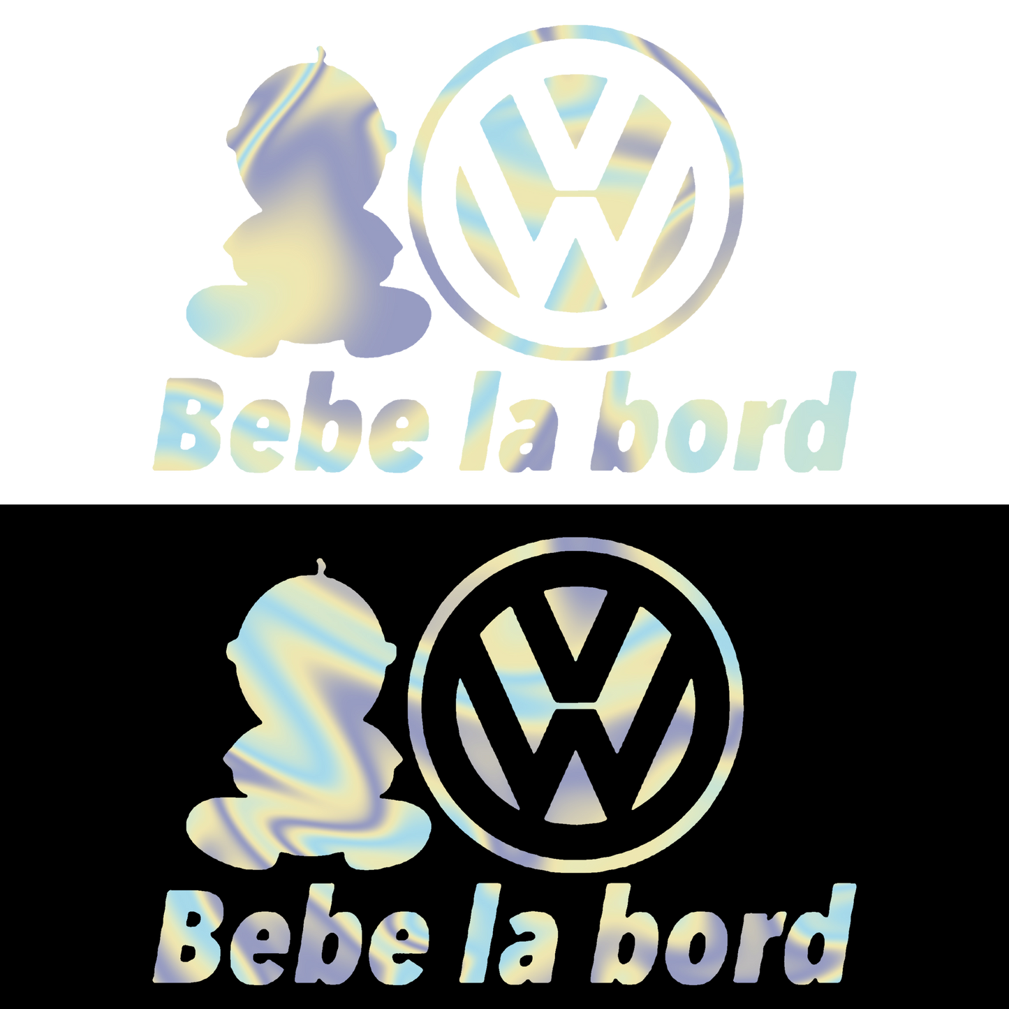 Sticker - BEBE LA BORD VOLKSWAGEN