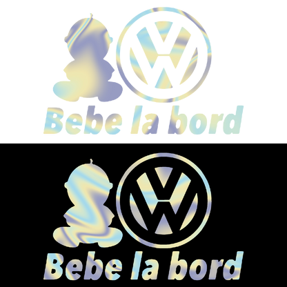 Sticker - BEBE LA BORD VOLKSWAGEN