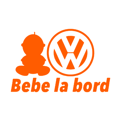 Sticker - BEBE LA BORD VOLKSWAGEN