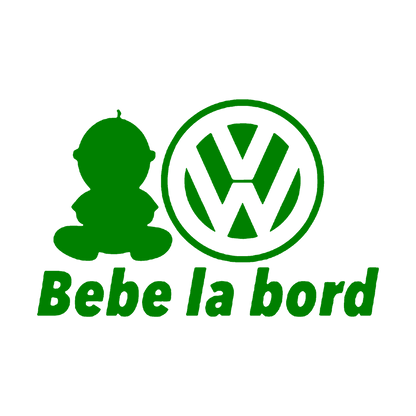 Sticker - BEBE LA BORD VOLKSWAGEN
