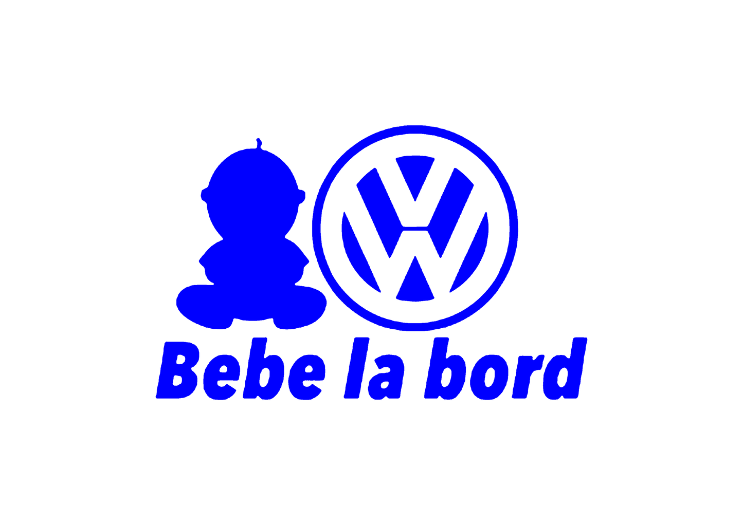 Sticker - BEBE LA BORD VOLKSWAGEN