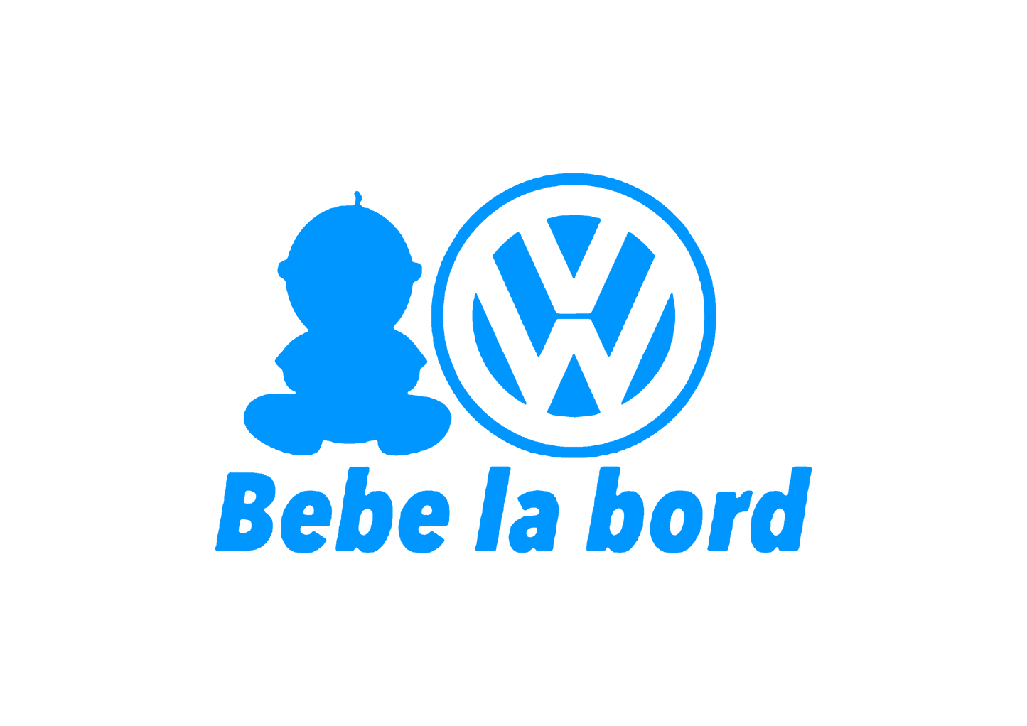 Sticker - BEBE LA BORD VOLKSWAGEN
