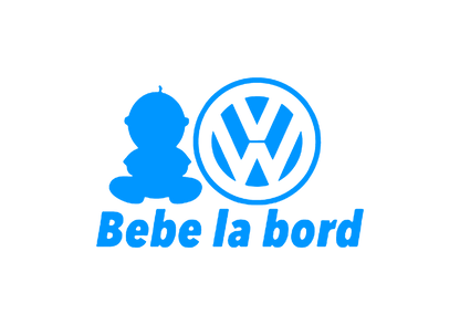 Sticker - BEBE LA BORD VOLKSWAGEN