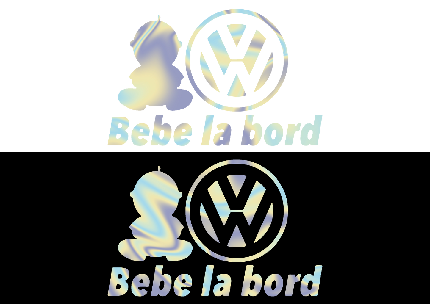 Sticker - BEBE LA BORD VOLKSWAGEN