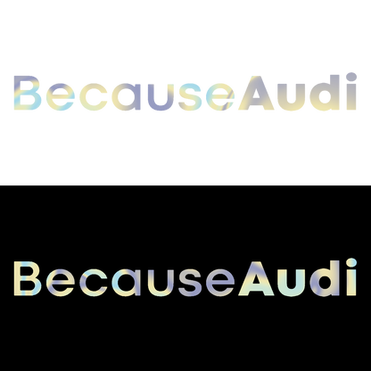 Sticker - BECAUSE AUDI