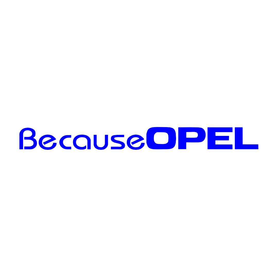 Sticker - BECAUSE OPEL