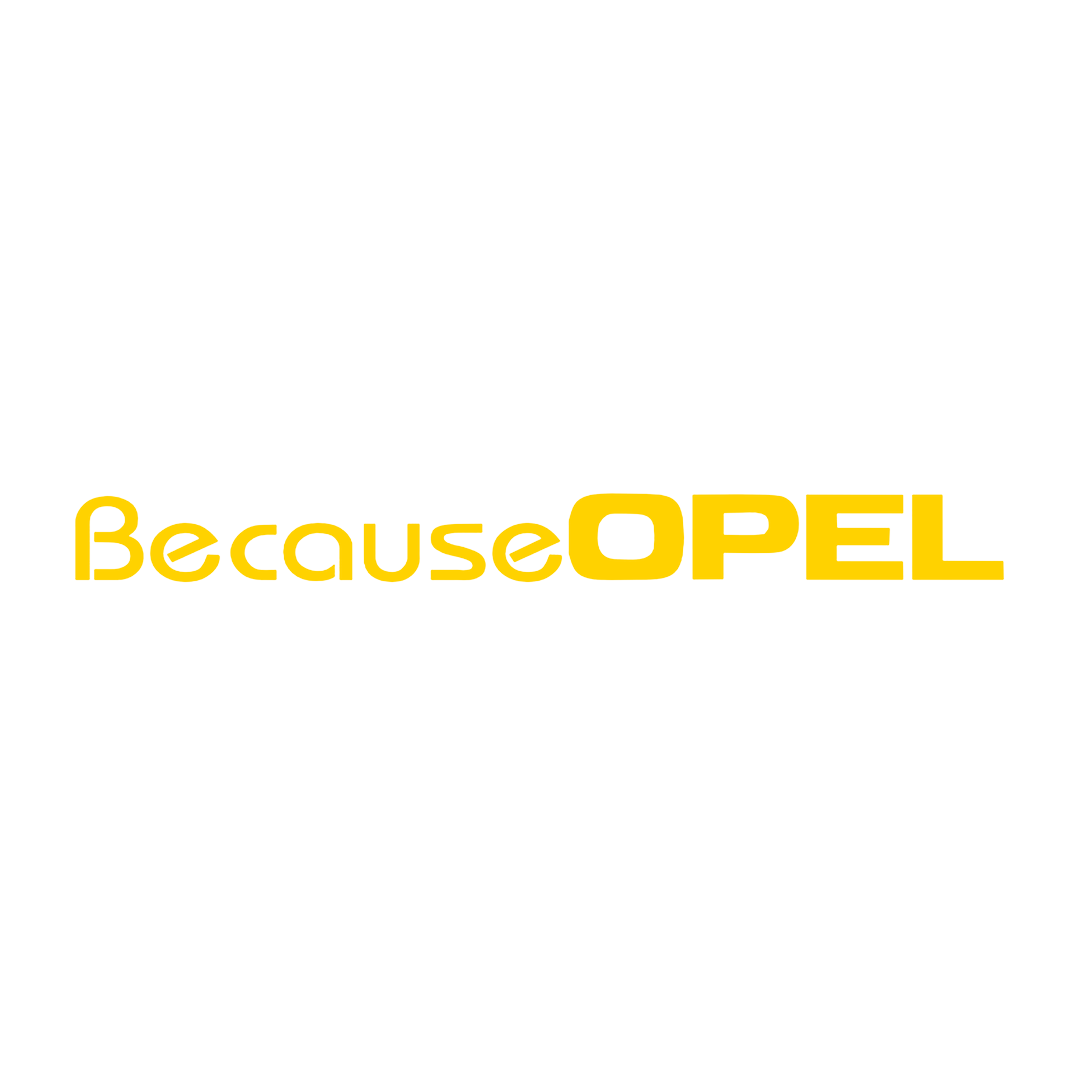 Sticker - BECAUSE OPEL