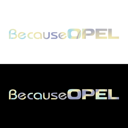 Sticker - BECAUSE OPEL