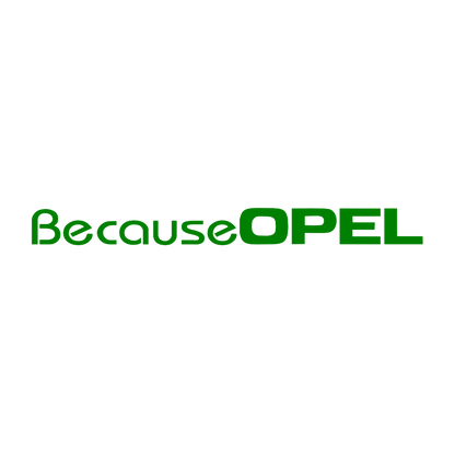 Sticker - BECAUSE OPEL