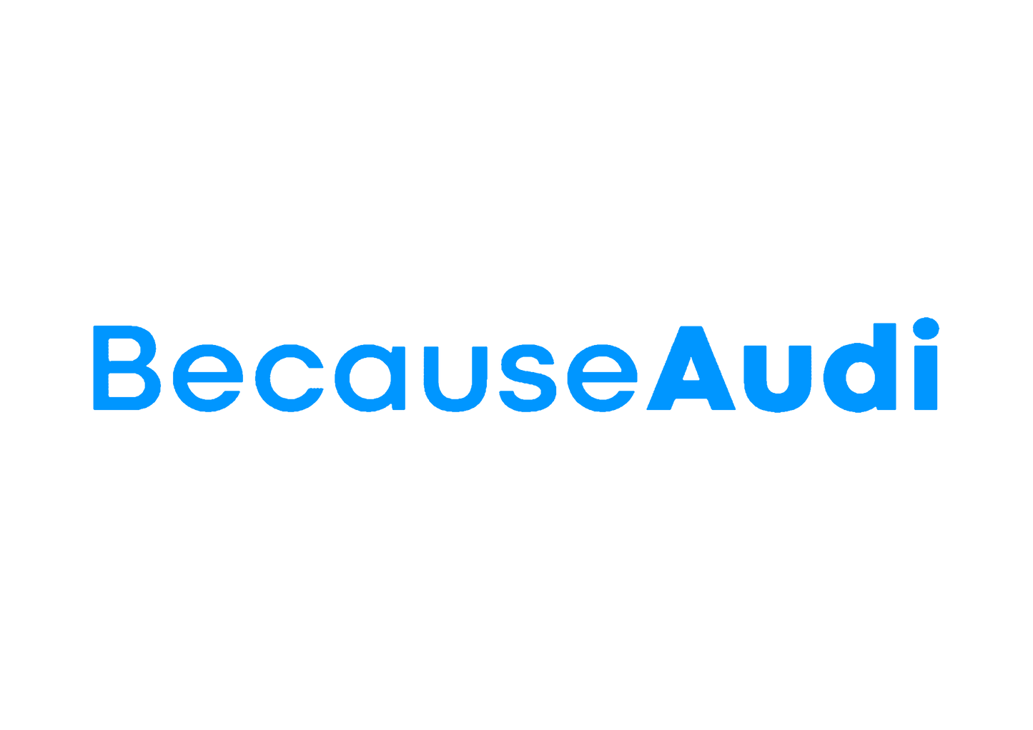 Sticker - BECAUSE AUDI