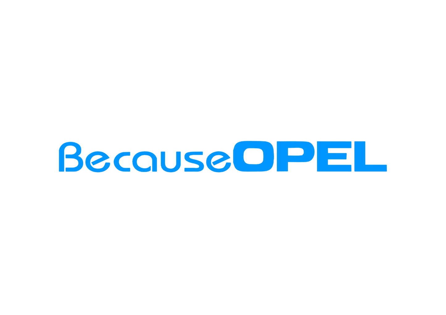Sticker - BECAUSE OPEL