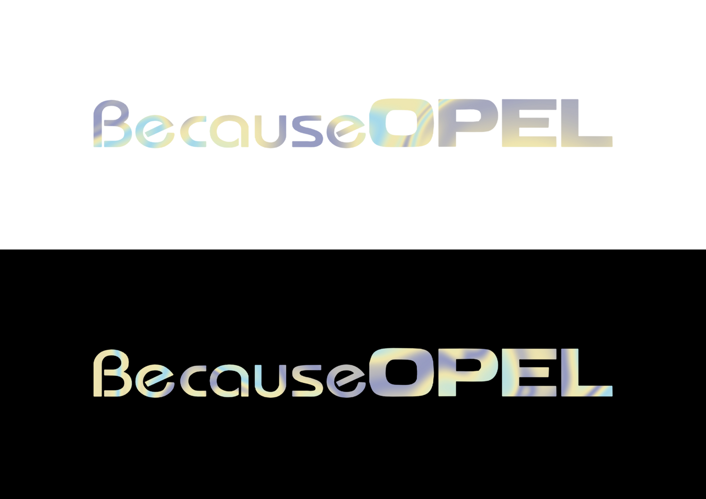 Sticker - BECAUSE OPEL