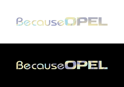 Sticker - BECAUSE OPEL