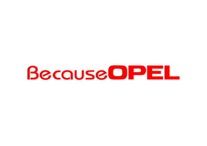 Sticker - BECAUSE OPEL
