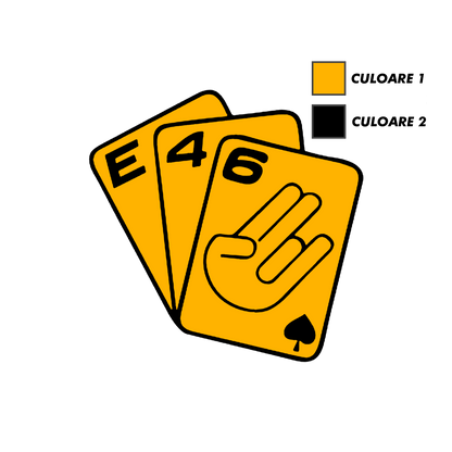 Sticker - BMW E46 CARDS