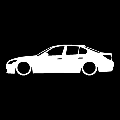 Sticker - BMW E60 SILUETA