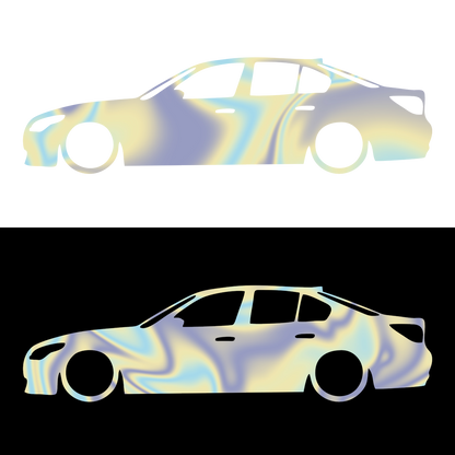Sticker - BMW E60 SILUETA