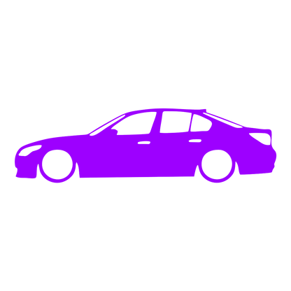 Sticker - BMW E60 SILUETA