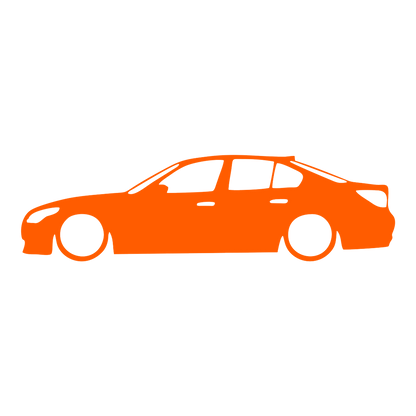 Sticker - BMW E60 SILUETA