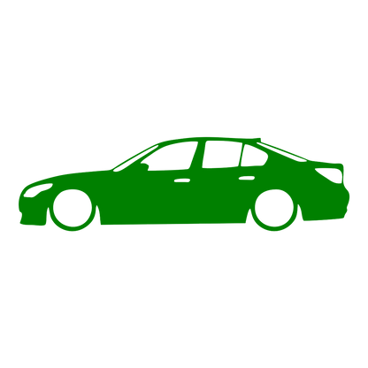Sticker - BMW E60 SILUETA