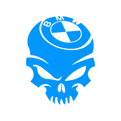 Sticker - BMW SKULL 2