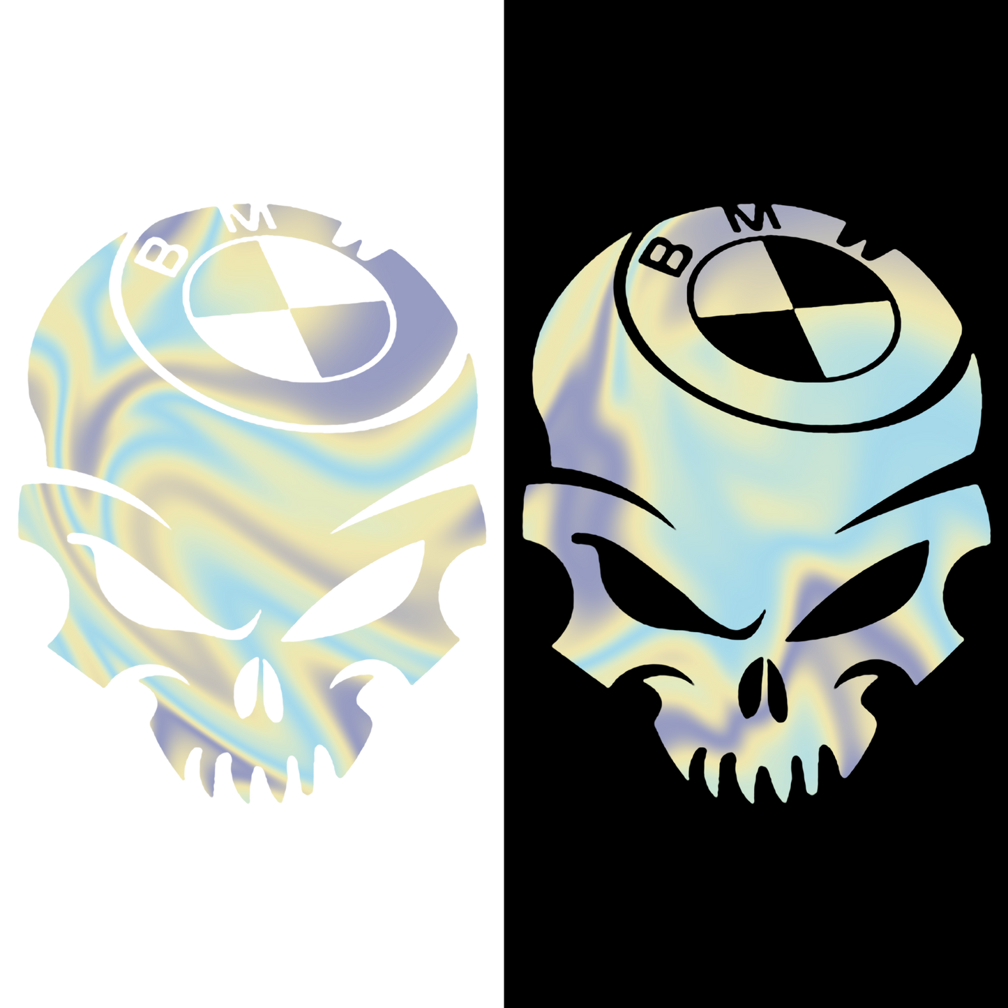 Sticker - BMW SKULL 2