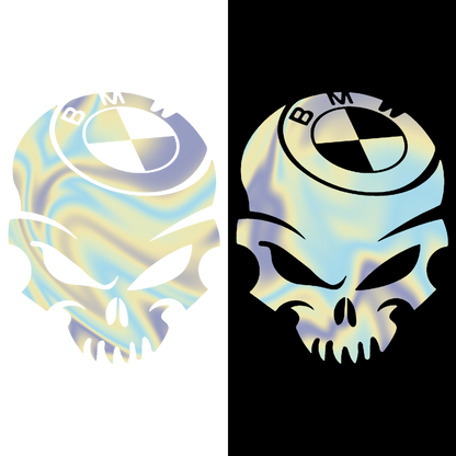 Sticker - BMW SKULL 2