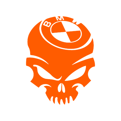 Sticker - BMW SKULL 2