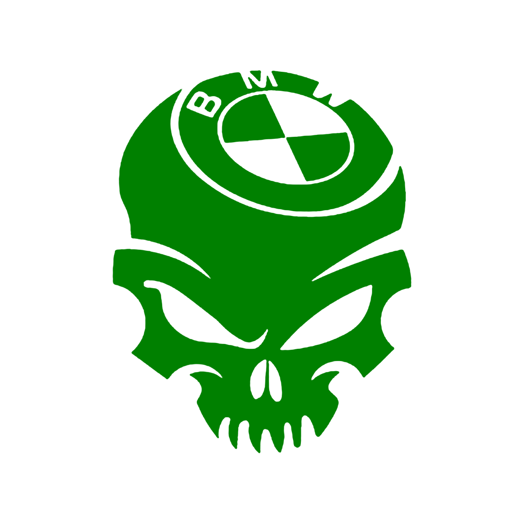 Sticker - BMW SKULL 2