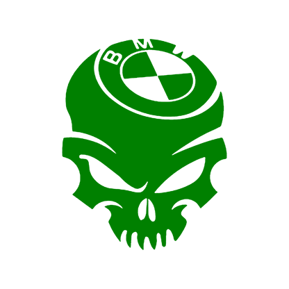 Sticker - BMW SKULL 2
