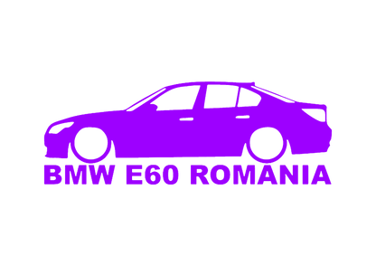 Sticker - BMW E60 ROMANIA
