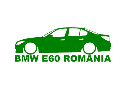 Sticker - BMW E60 ROMANIA