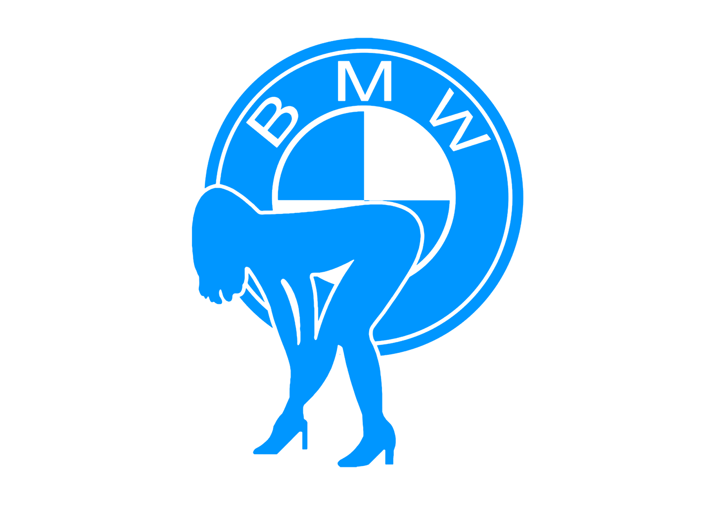 Sticker - BMW GIRL 2