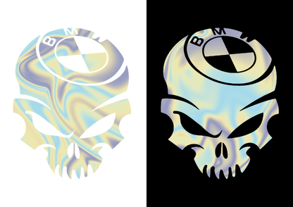 Sticker - BMW SKULL 2